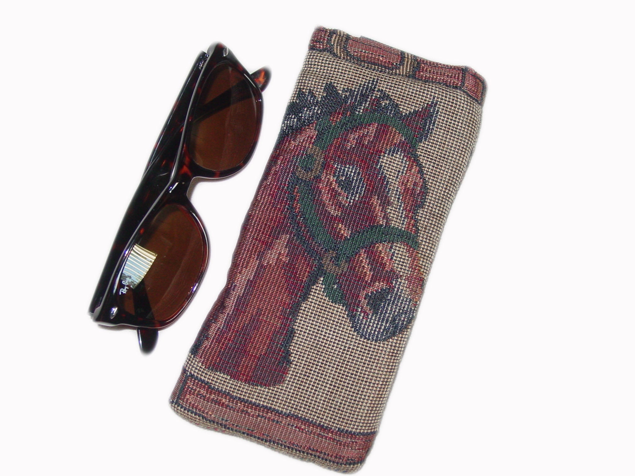 Horse Blanket Luxury Equestrian Tapestry Glasses Case