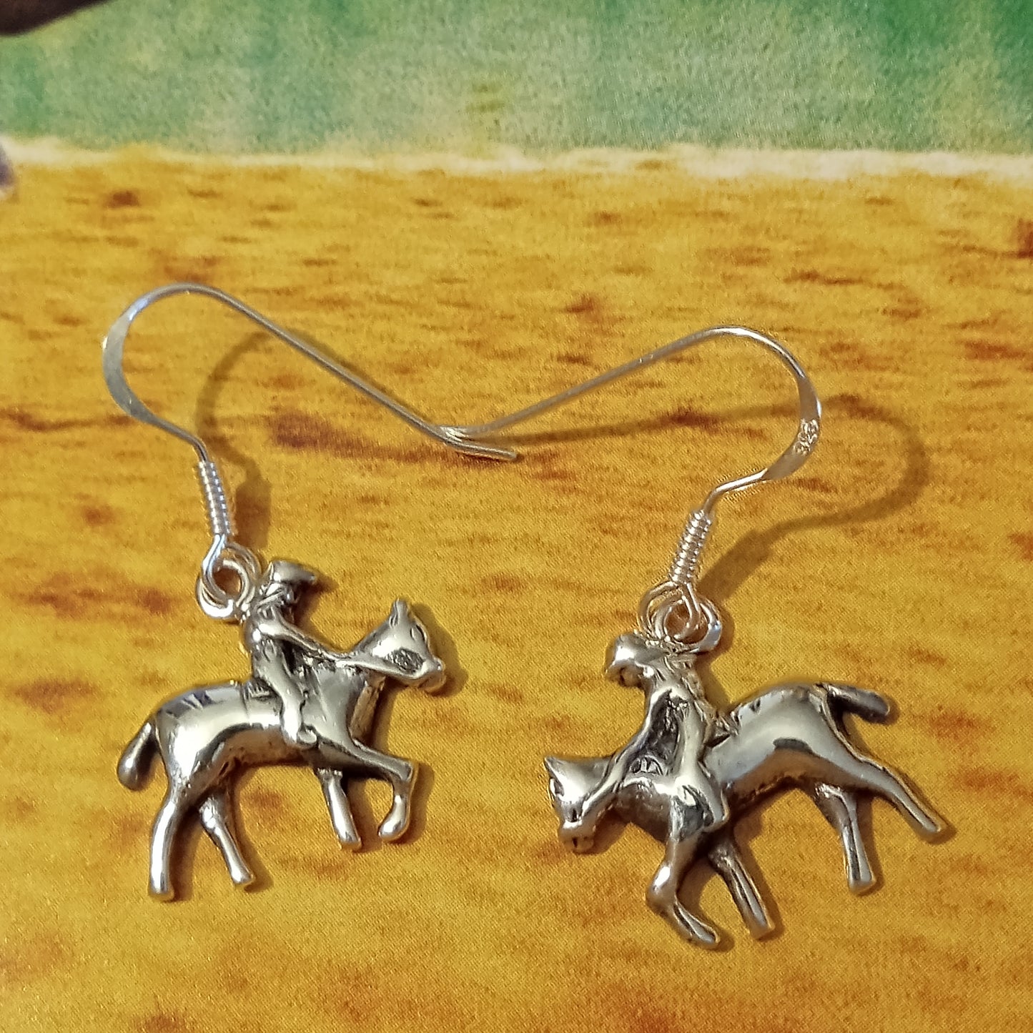 equestrian earrings