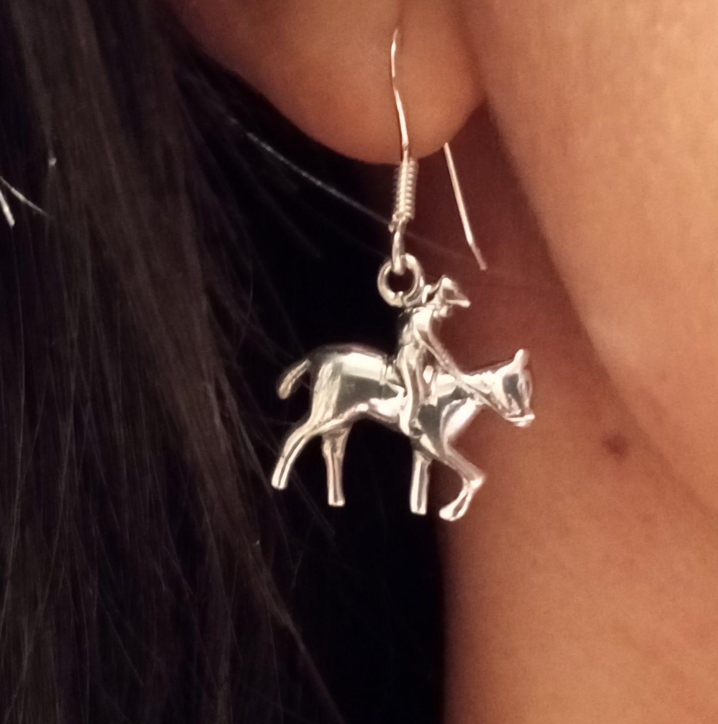 equestrian earrings
