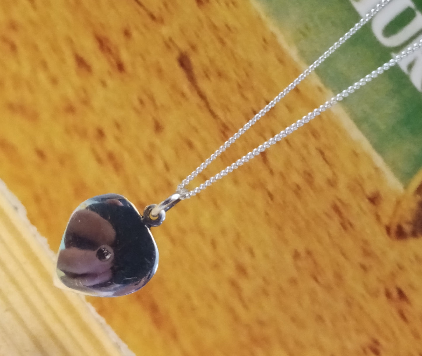 Horse Racing in Heart Pendant Sterling Silver Equestrian Jewelry #P2401