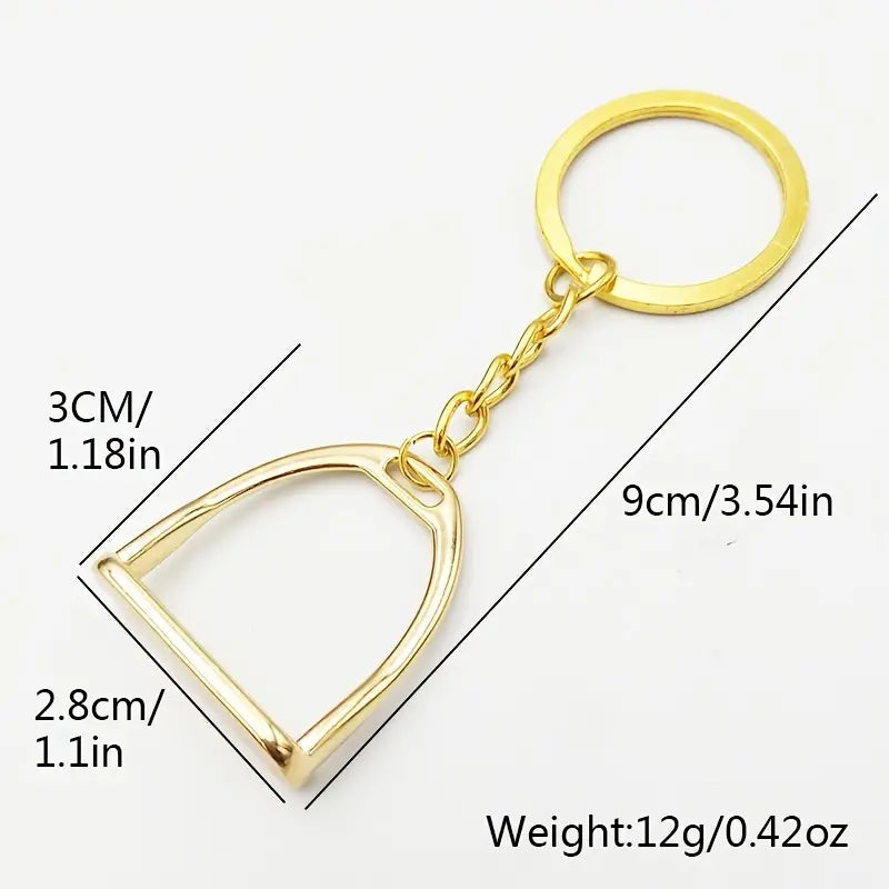 Equestrian Stirrup Key Chain #BEK2401