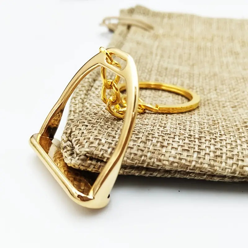 Equestrian Stirrup Key Chain #BEK2401