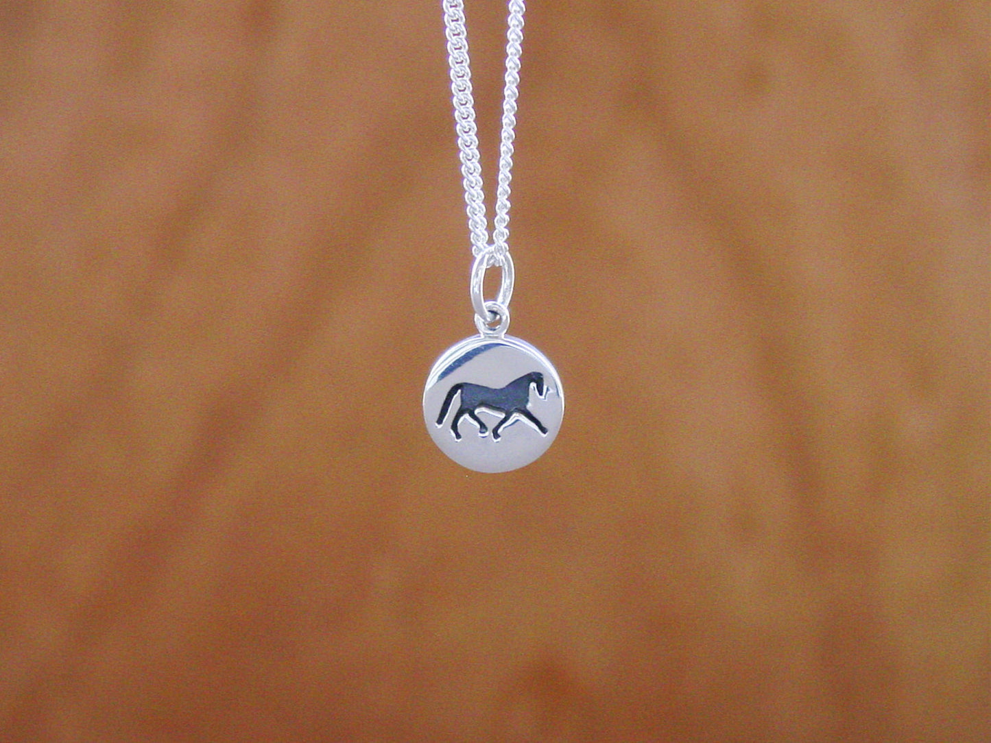 equestrian charm pendant