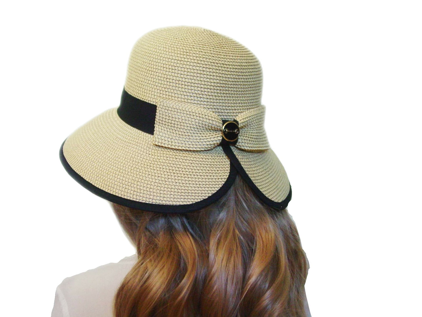 Butterfly split snaffle bit hat