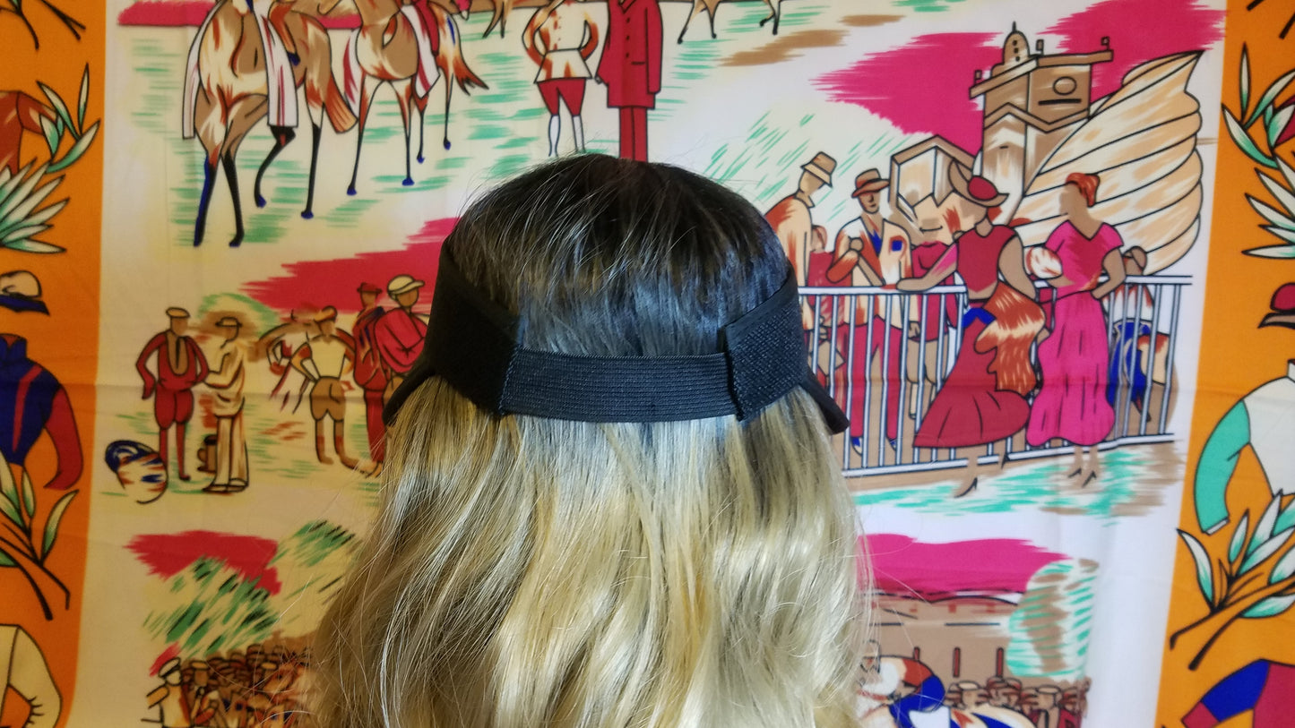 Horse Wide Brim Linen Cotton Sun Hat, Equestrian Hat - Available in 5 Colors #V002