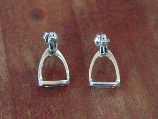 stirrup horse earrings