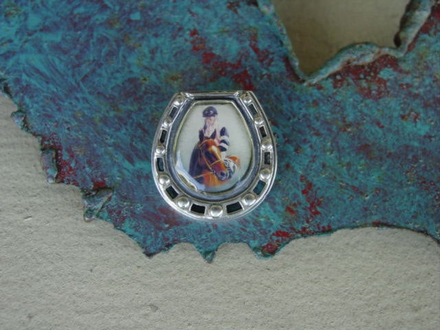 Affirmed Horse Racing Pin