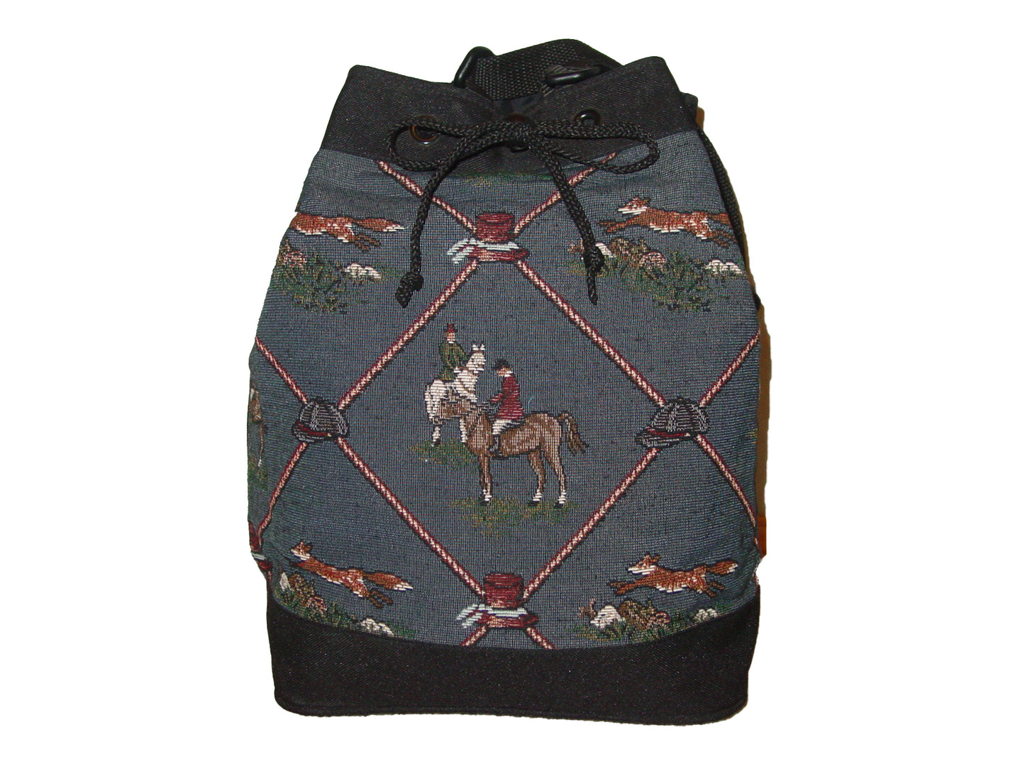 fox hunt scene handbag