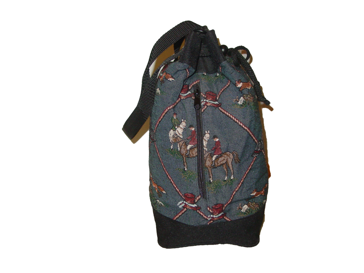 fox hunt scene handbag