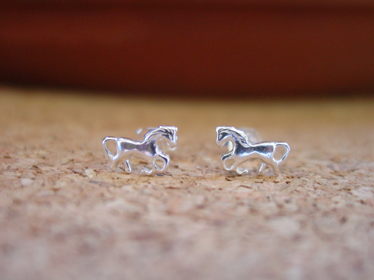 equestrian stud earring