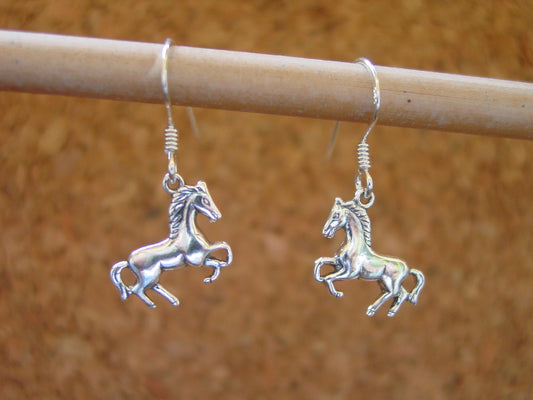 galloping horse earrings