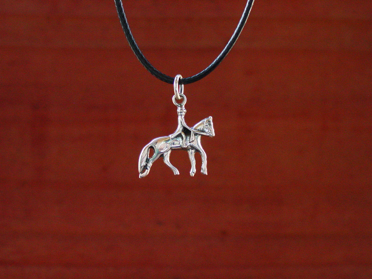 dressage rider pendant