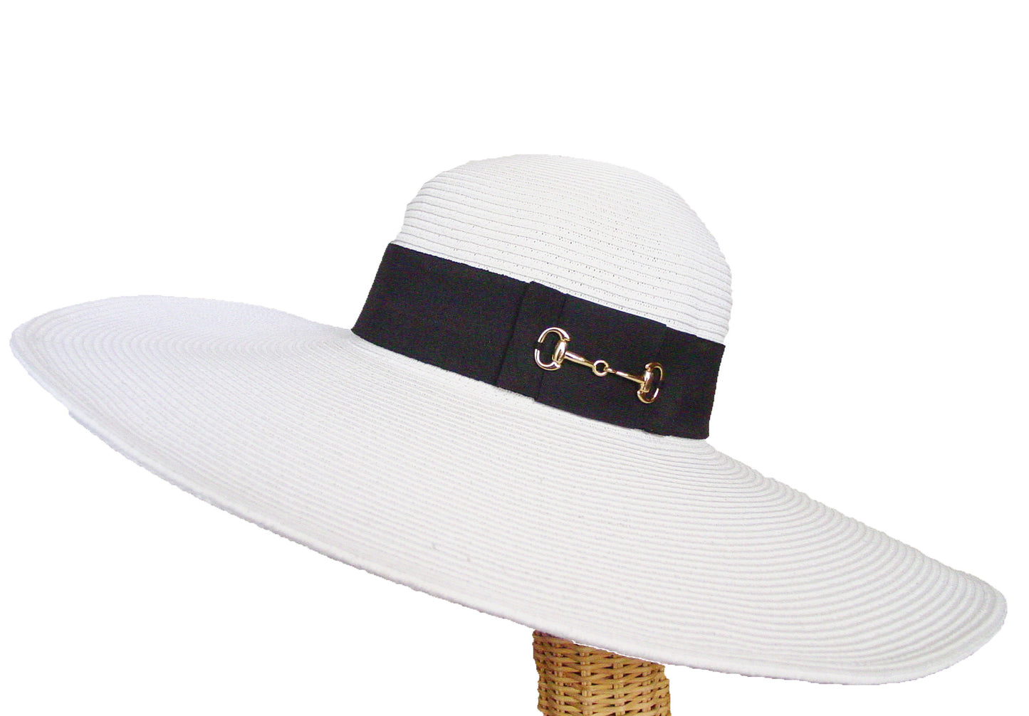 equestrian white hat
