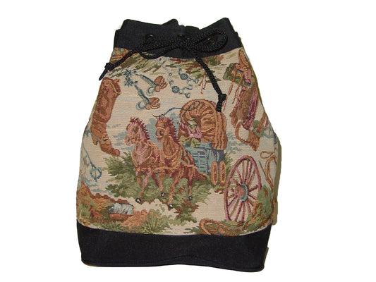 horse carriage purse