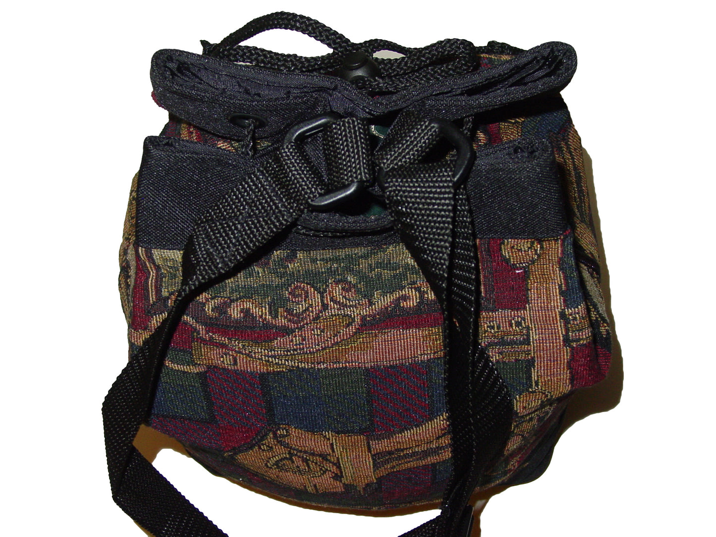 horse drawstring purse