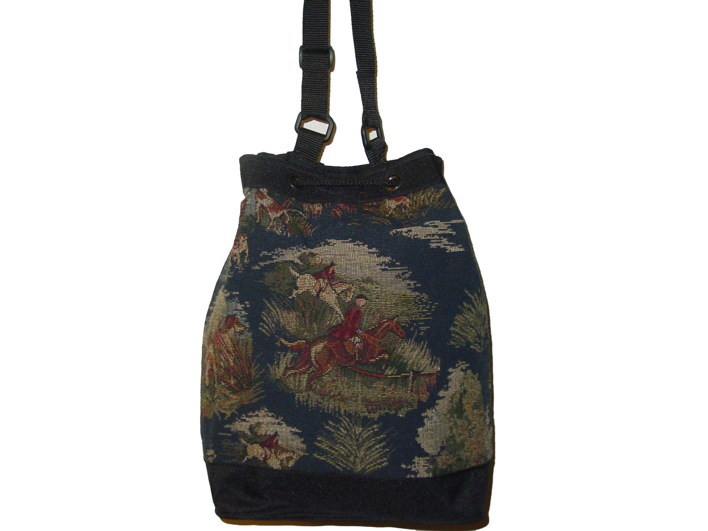 horse drawstring purse