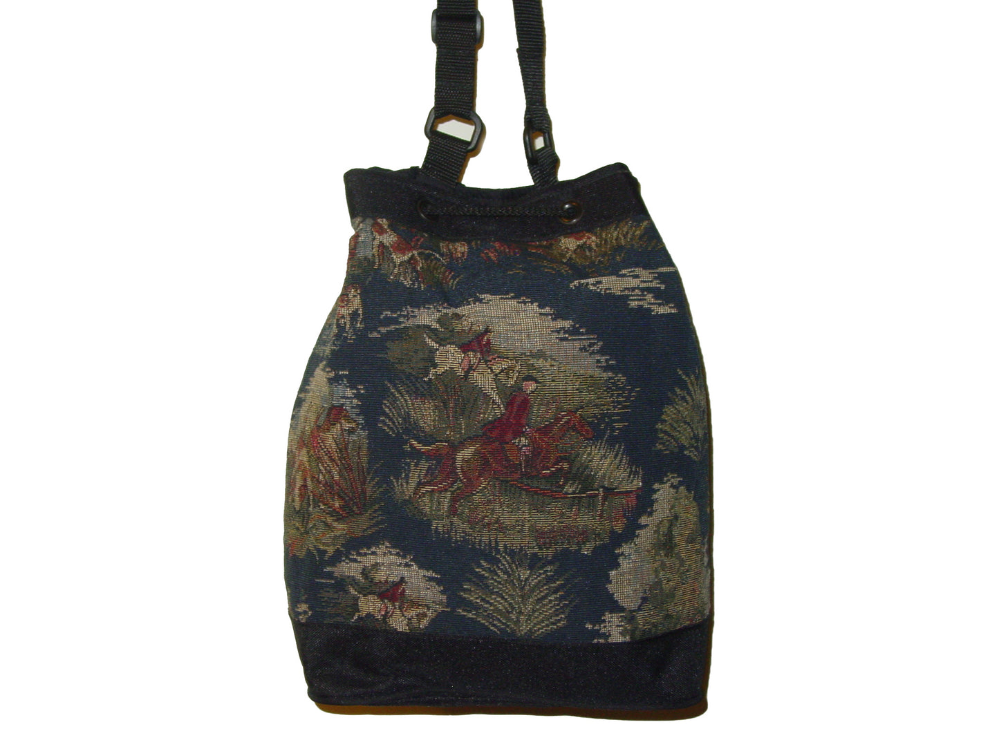 horse tapestry drawstring purse