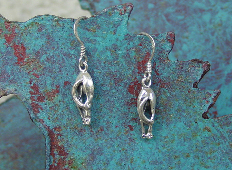 Back Side Horse Earrings