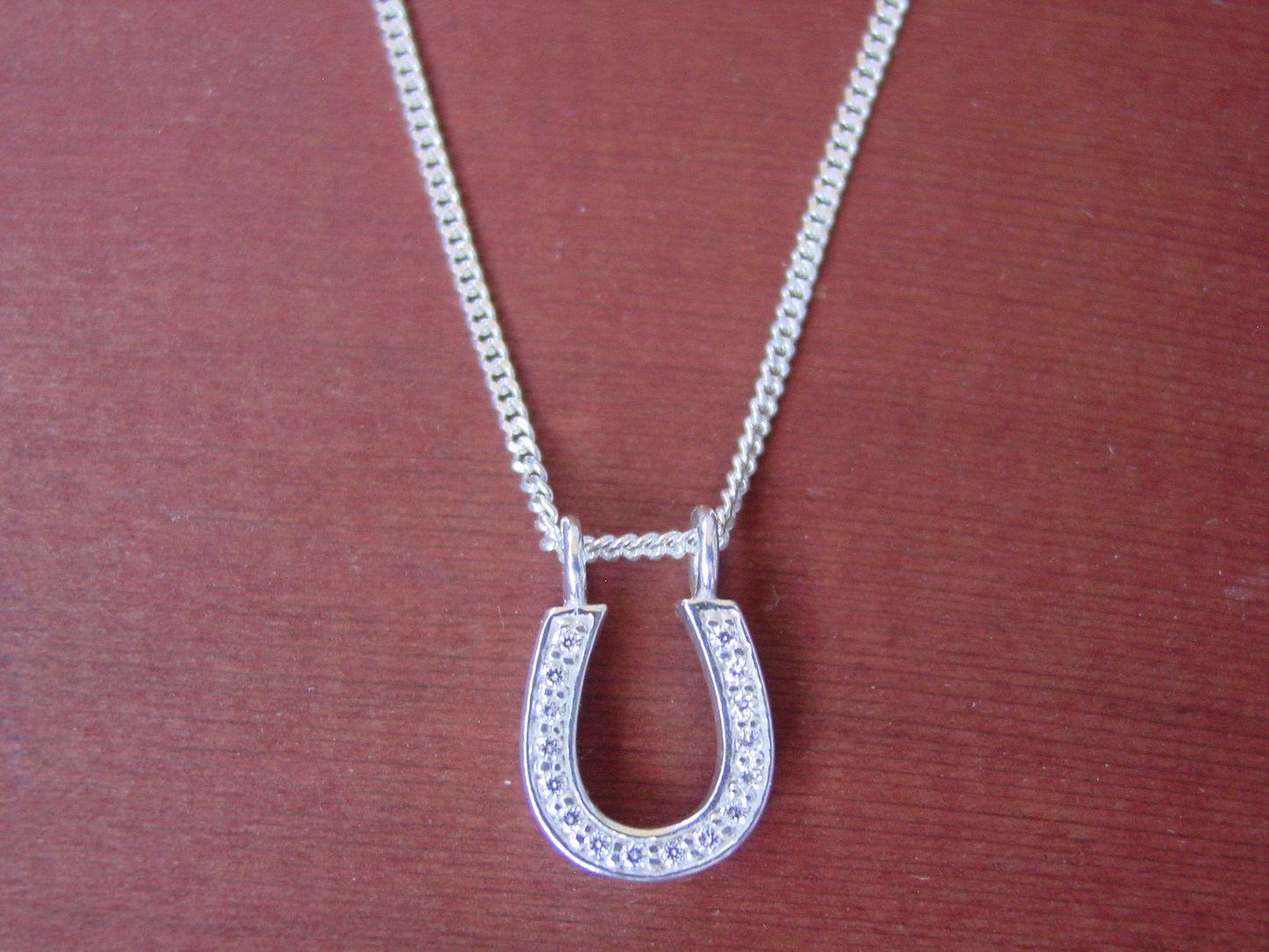 horseshoe necklace