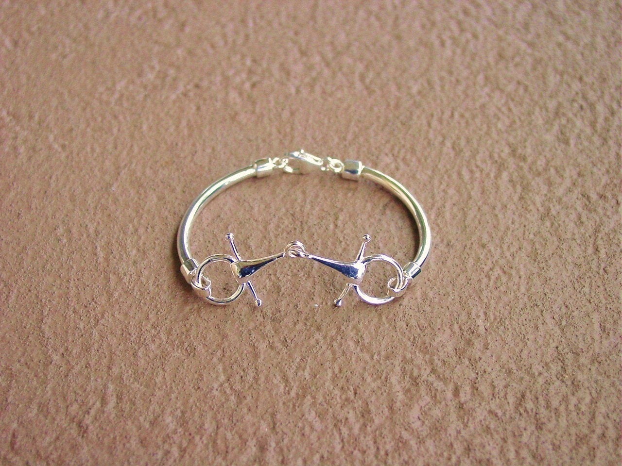 equine bangle bracelet