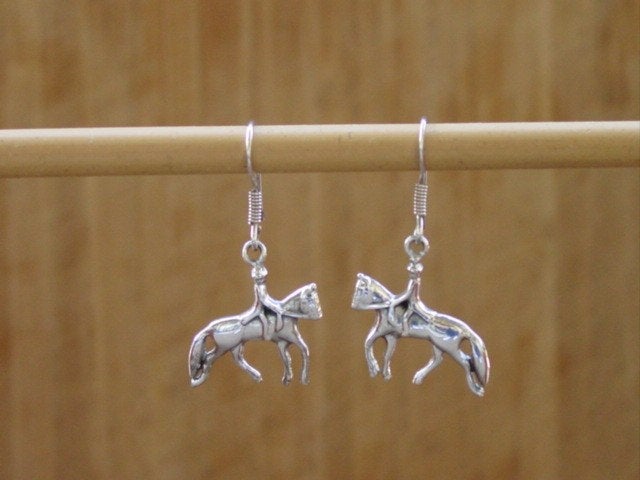 dressage horse earrings