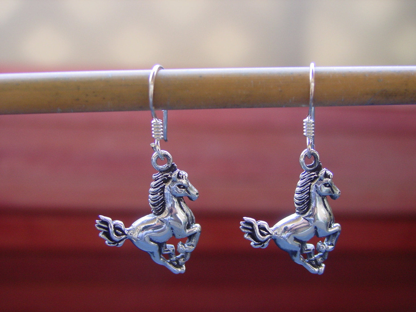 galloping horse earrings