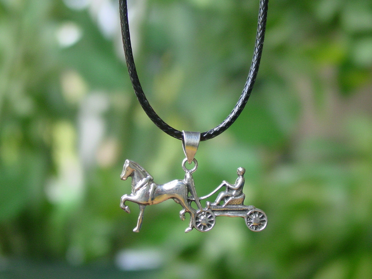 horse carriage silver