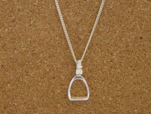 stirrup horse pendant