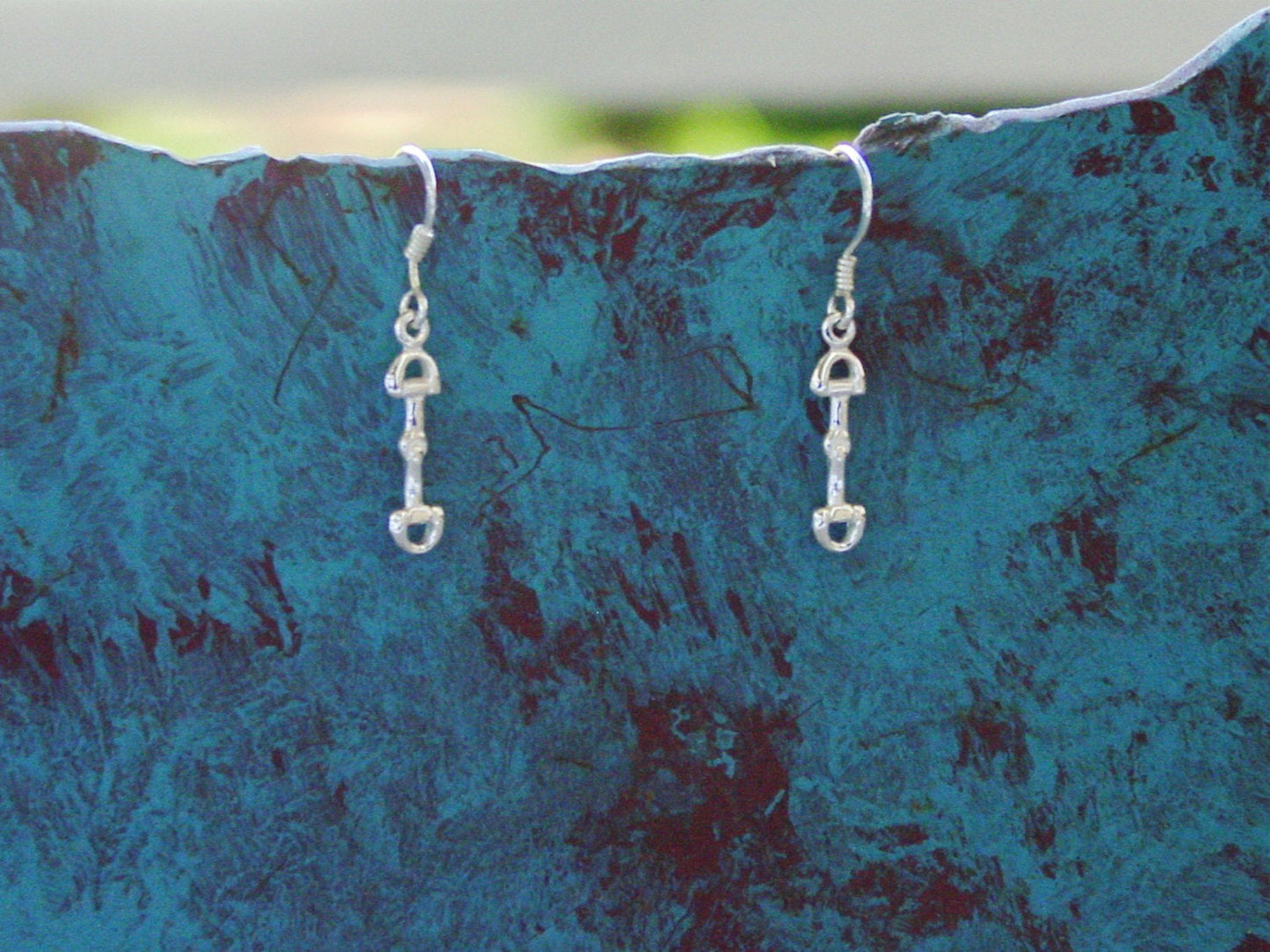 horse bit earrings
