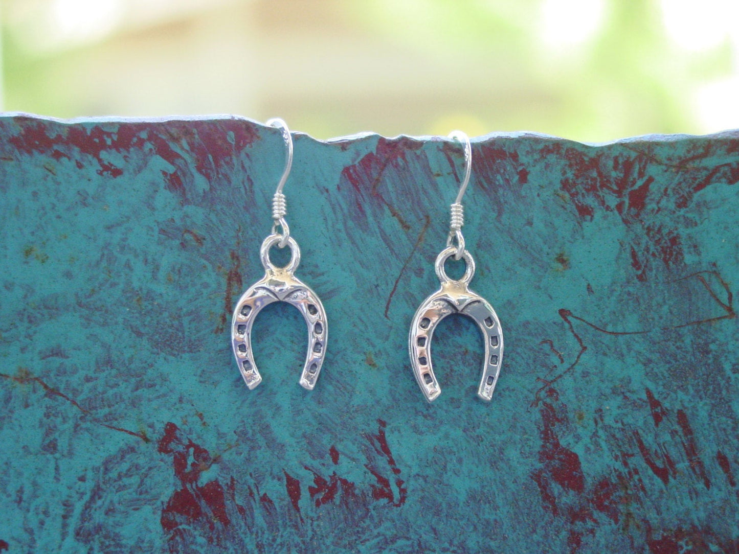 Horseshoe Earrings Sterling Silver #E317
