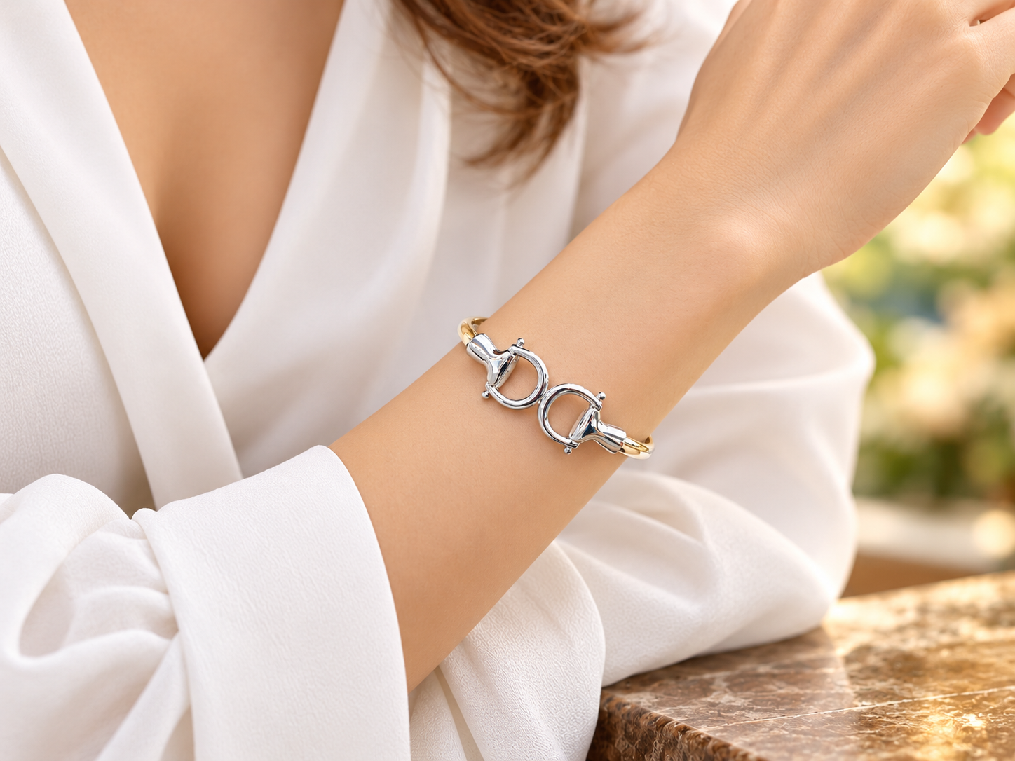 Equestrian Bangle Bracelet
