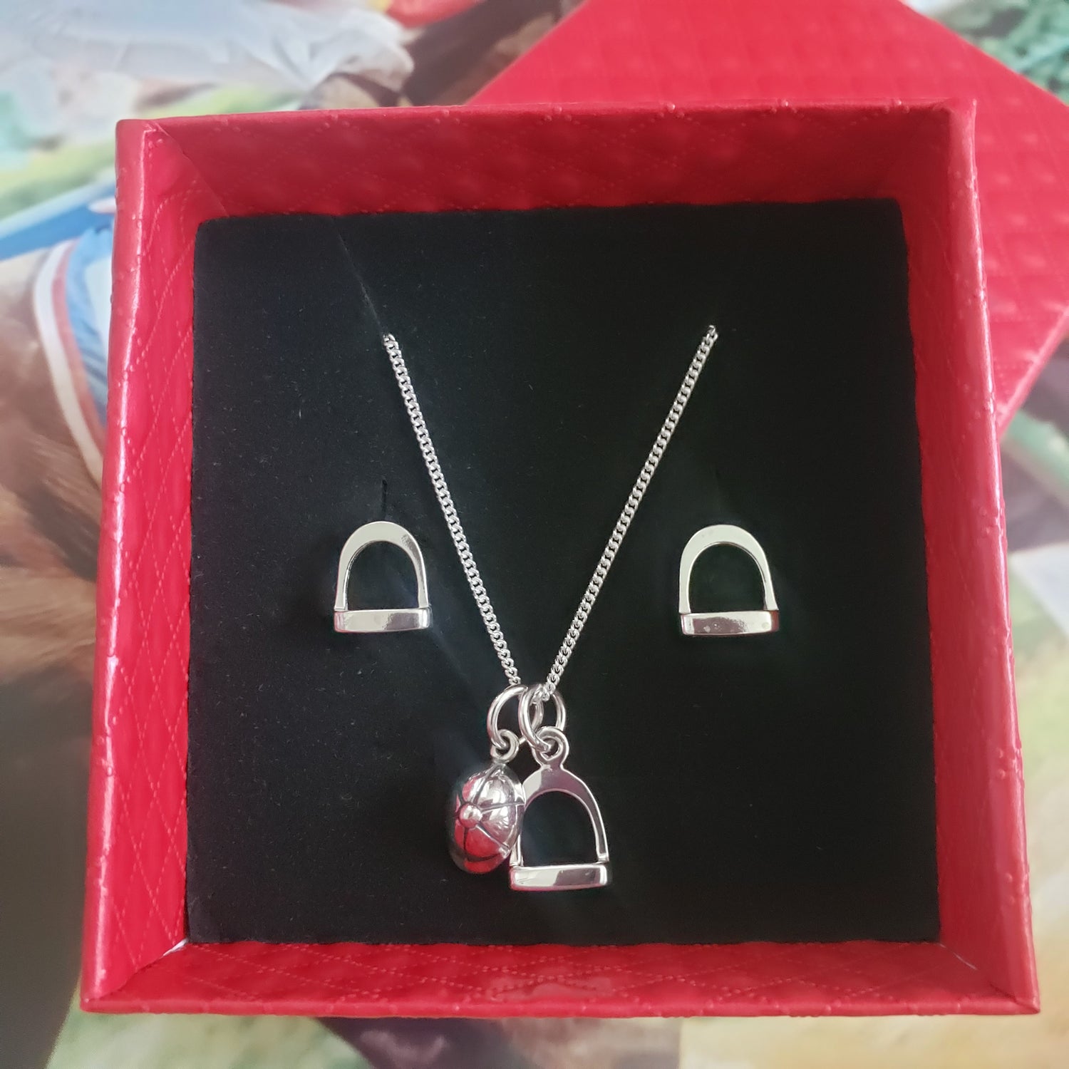 horse jewelry gift set