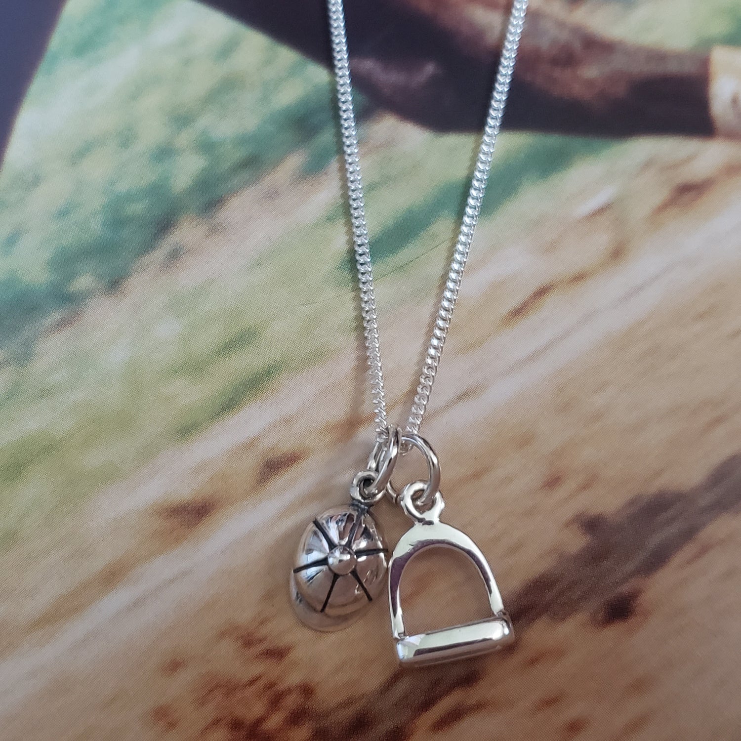 equestrian charm necklace