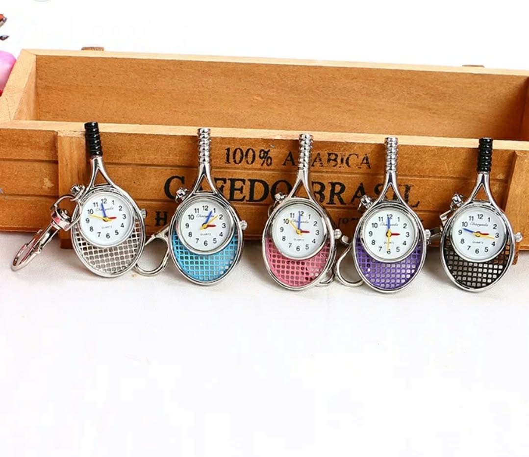 Tennis Racket Key Chain Watch #BEK2402