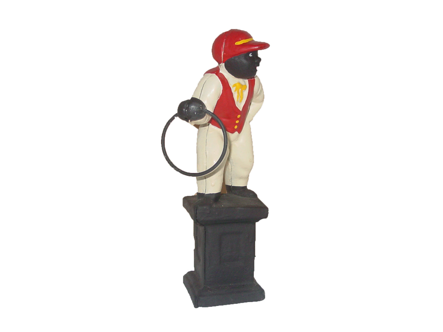 Cast-Iron Jocko Hitching Post Figure Statue