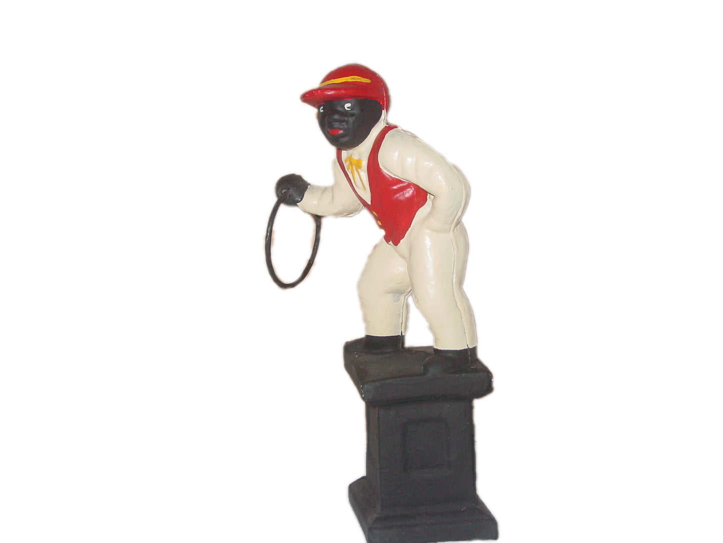 Cast-Iron “Jocko” Lawn Jockey Hitching Post Figure Statue