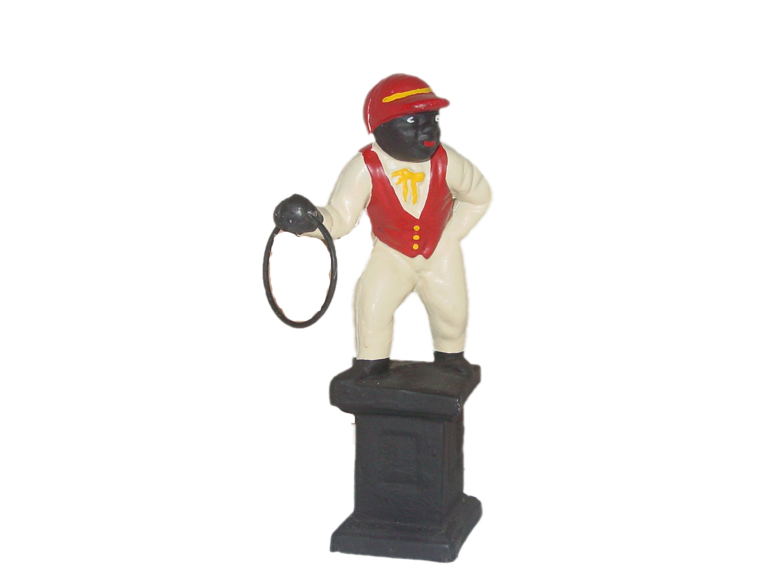 Cast-Iron “Jocko” Lawn Jockey Hitching Post Figure Statue
