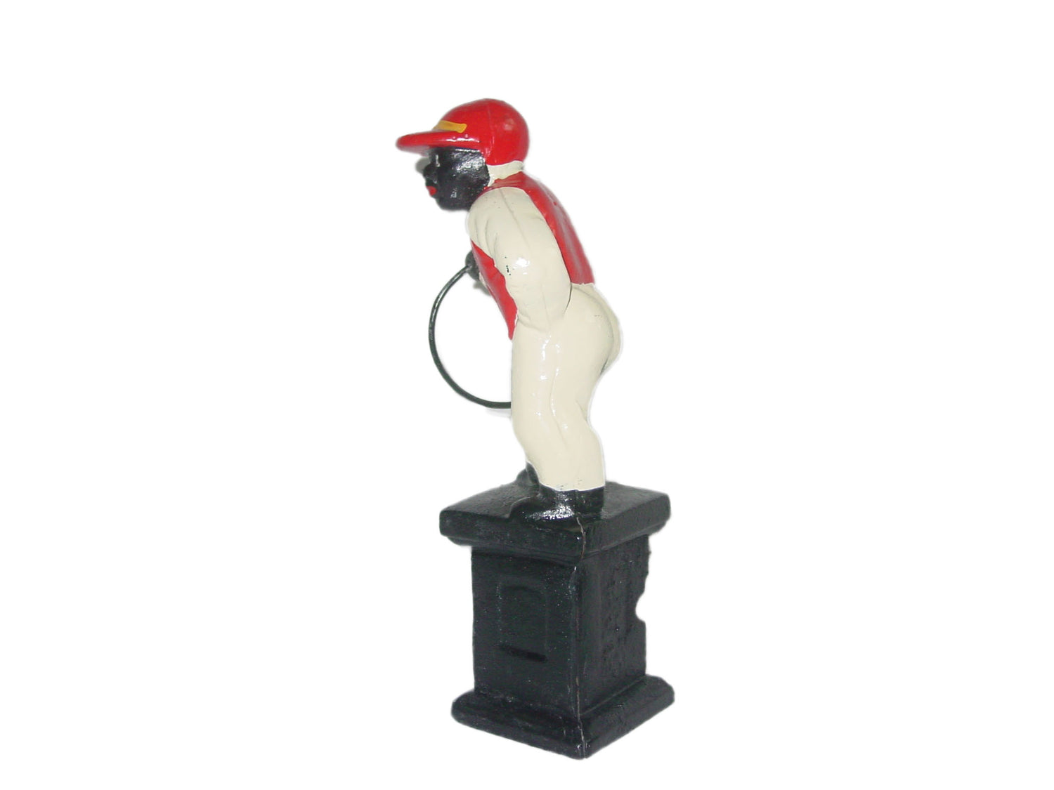 Cast-Iron Jocko Lawn Jockey Hitching Post Figure Statue a4