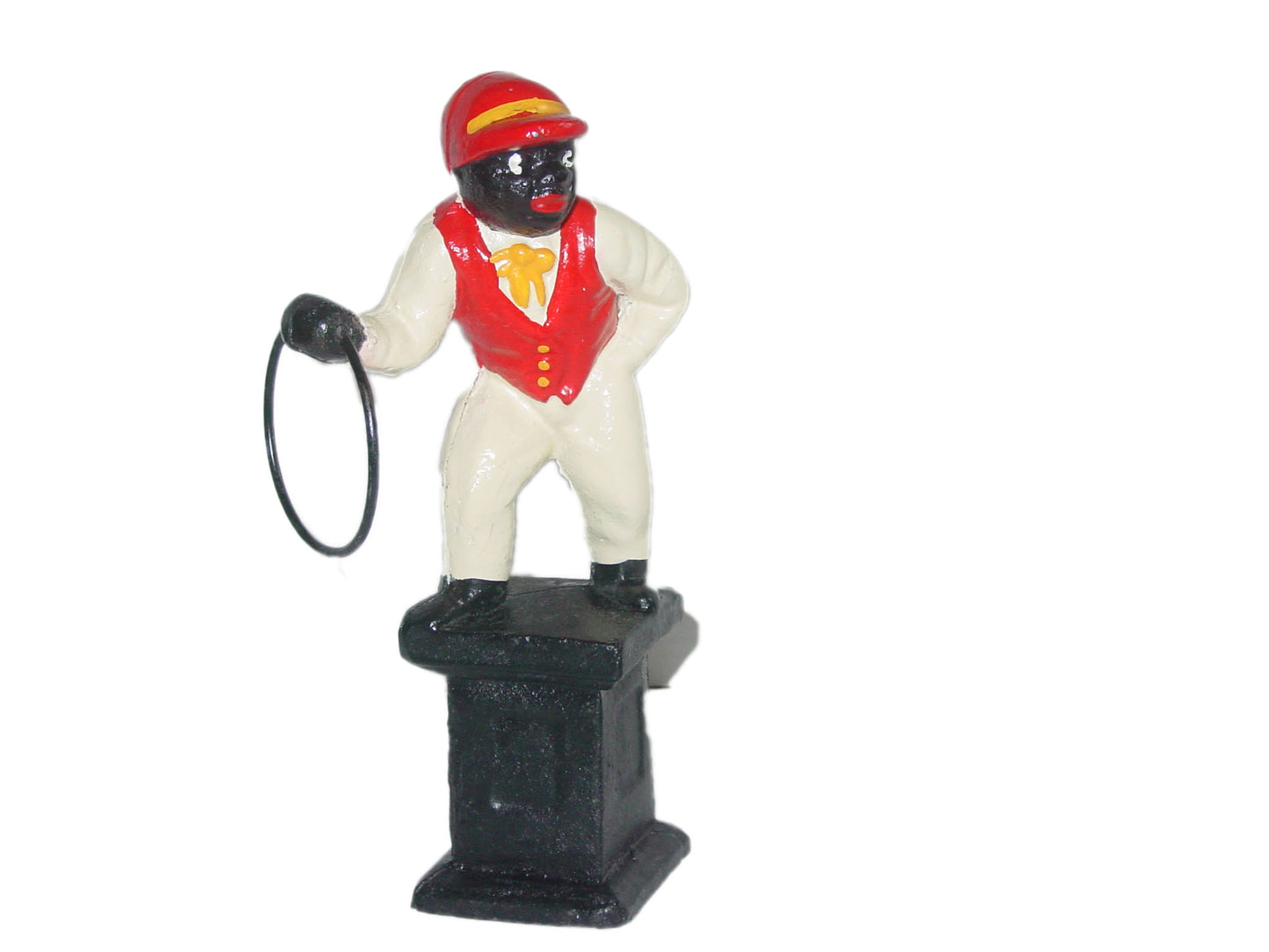 Cast-Iron Jocko Lawn Jockey Hitching Post Figure Statue a