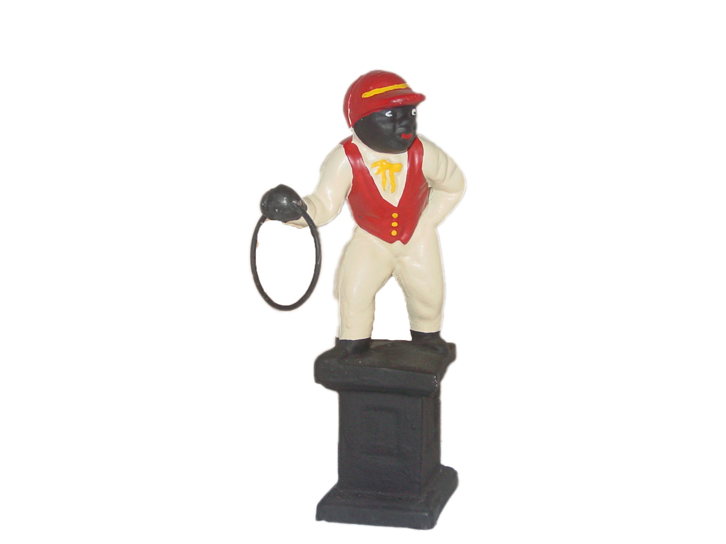 Cast-Iron “Jocko” Lawn Jockey Hitching Post Statue