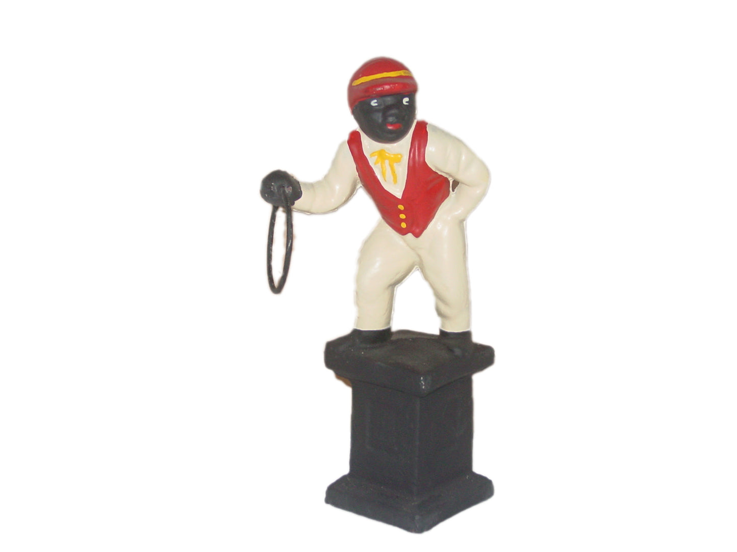 Cast-Iron Jocko Lawn Jockey Hitching Post  Statue