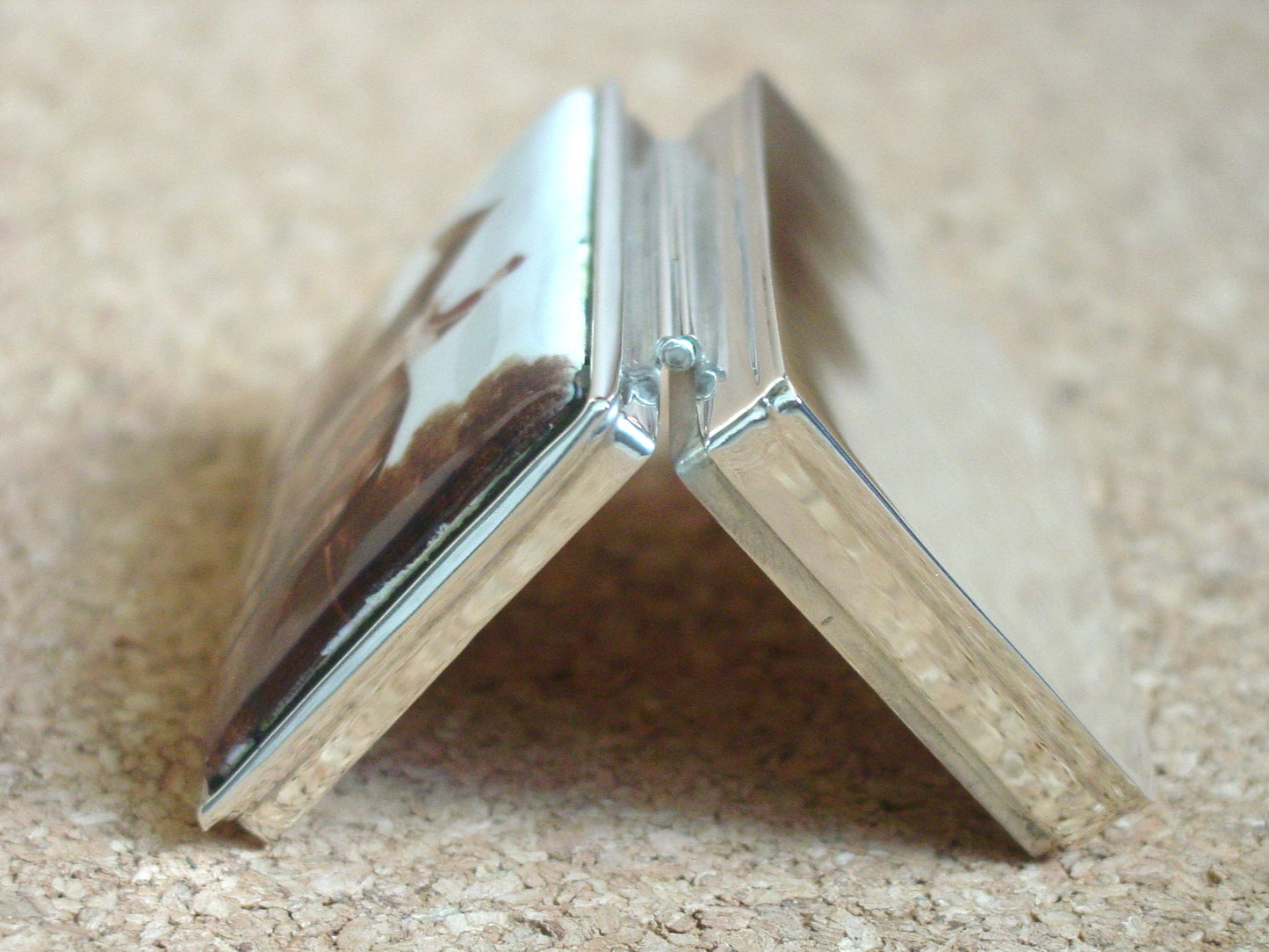 Vintage Horse and Rider Enamel Sterling Silver Pill Box New #PB2503