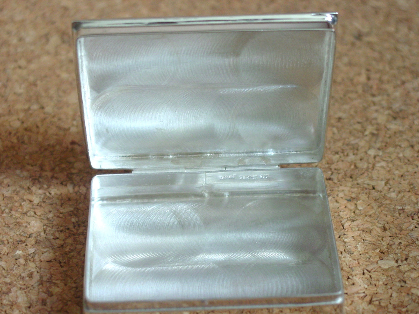 Vintage Horse and Rider Enamel Sterling Silver Pill Box New #PB2503