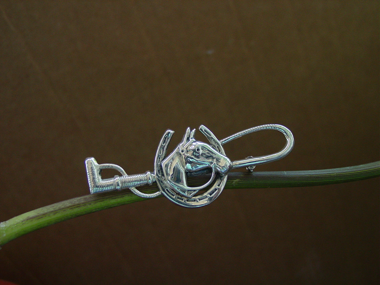 Equestrian Sterling Silver Pin Jewelry