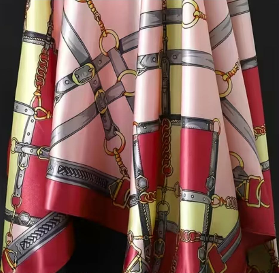 Equestrian Women Pink Scarf