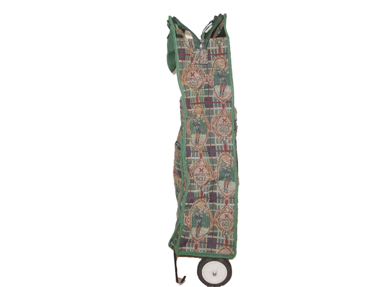 Golf Tapestry Foldable  Shopping Bag with Wheel 2