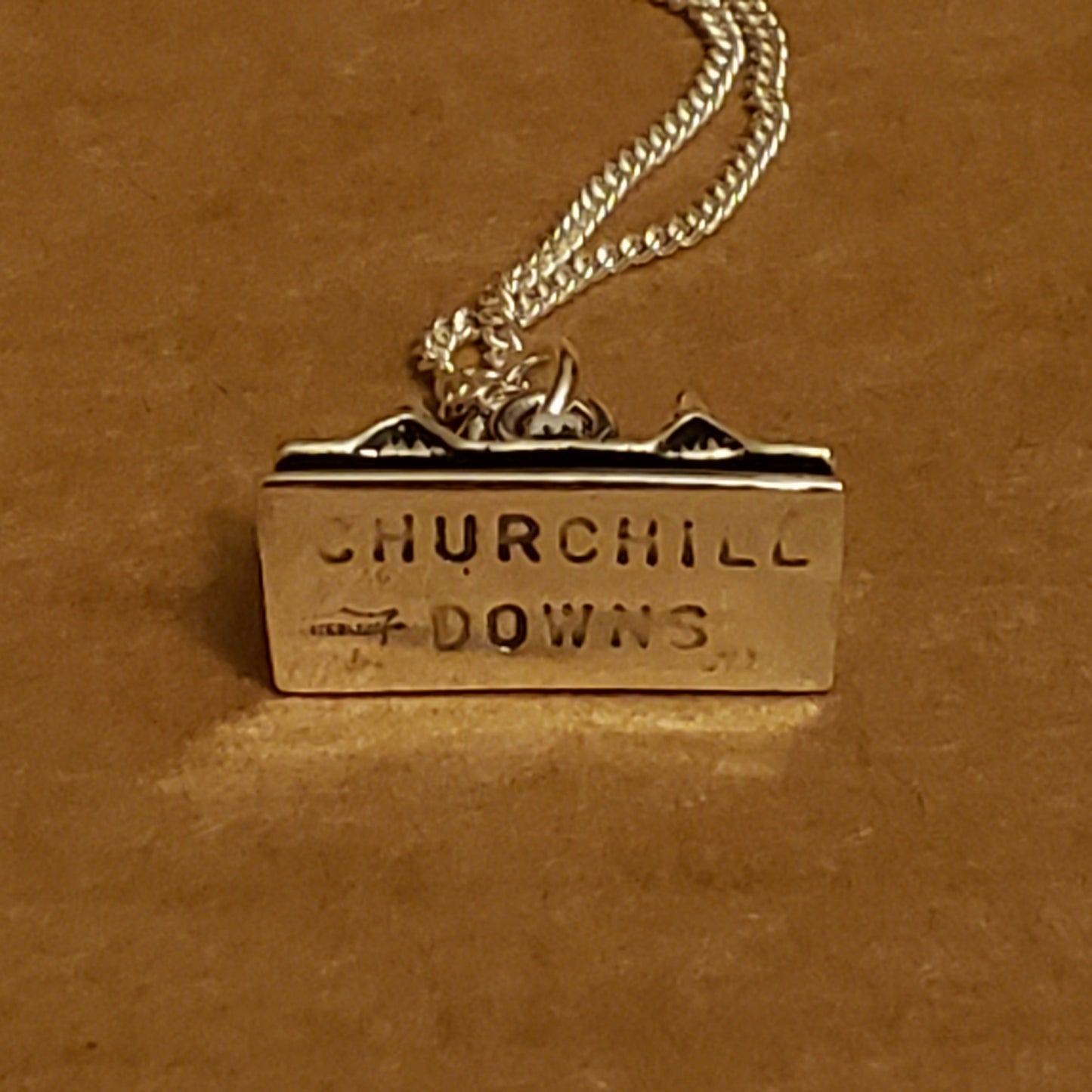 Horse Racing Churchill Downs Twin Spires Grandstand Pendant