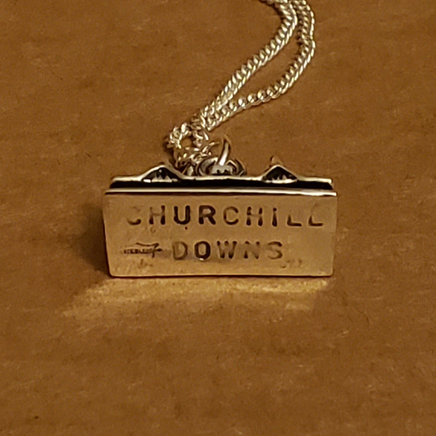 Horse Racing Churchill Downs Twin Spires Grandstand Pendant