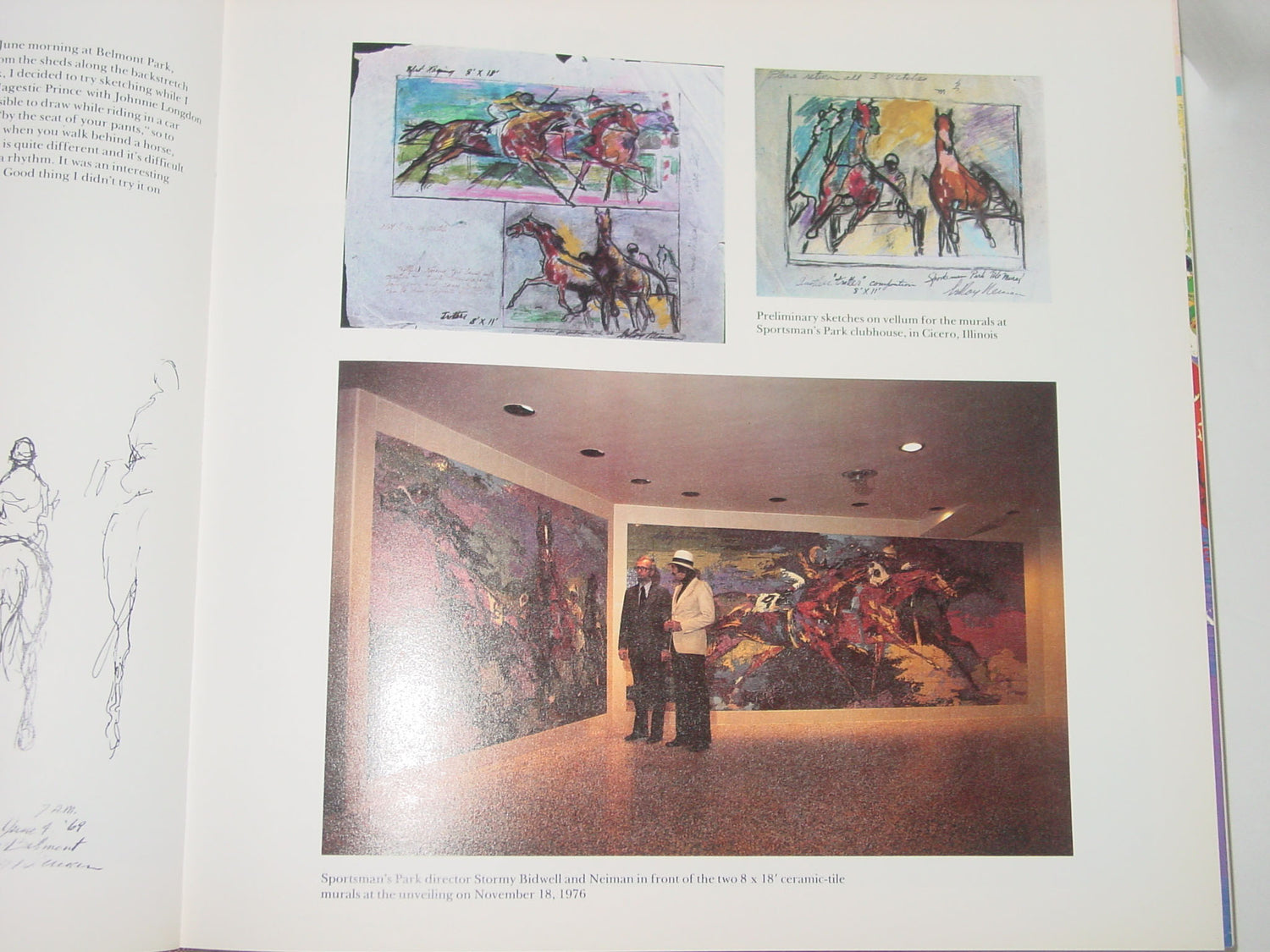  LeRoy Neiman Horse Abrams picture 