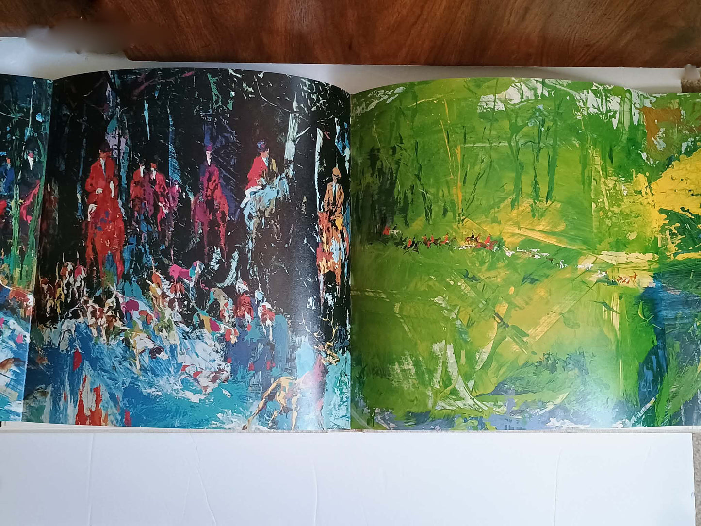  LeRoy Neiman Horse Picture Abrams